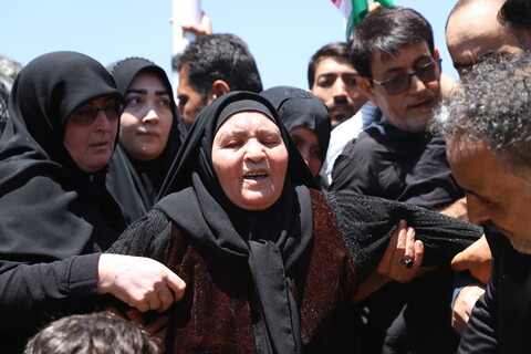 تصاویر/مراسم تشییع و تدفین شهید مدافع وطن در شهر توپ آغاج