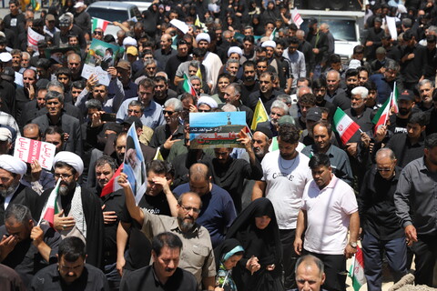 تصاویر/مراسم تشییع و تدفین شهید مدافع وطن در شهر توپ آغاج