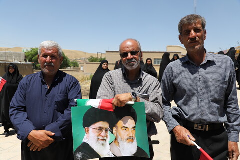 تصاویر/مراسم تشییع و تدفین شهید مدافع وطن در شهر توپ آغاج