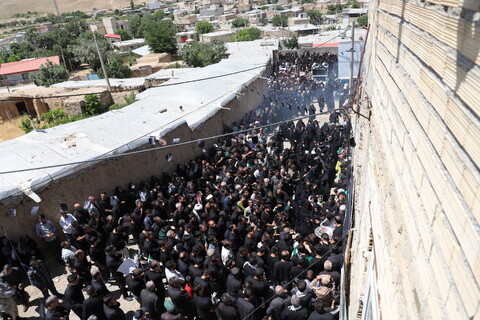 تصاویر/مراسم تشییع و تدفین شهید مدافع وطن در شهر توپ آغاج