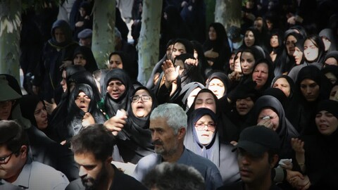 تصاویر / مراسم تشییع پیکر شهید محمودی در اسدآباد