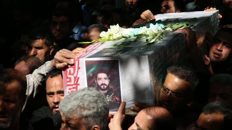 تصاویر / مراسم تشییع پیکر شهید محمودی در اسدآباد