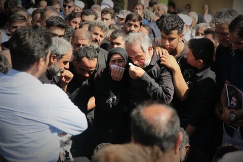 تصاویر / مراسم تشییع پیکر شهید محمودی در اسدآباد