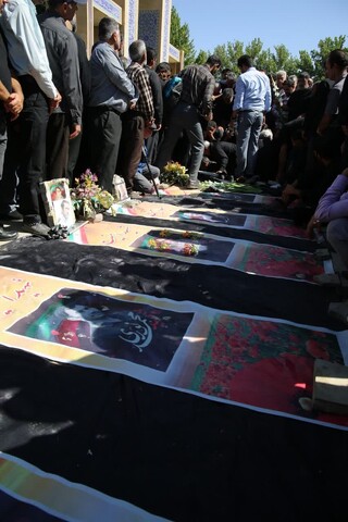 تصاویر / مراسم تشییع پیکر شهید محمودی در اسدآباد