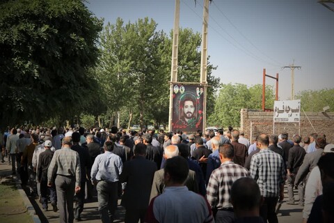 تصاویر / مراسم تشییع پیکر شهید محمودی در اسدآباد