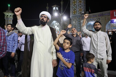 تصاویر/ تجمع مردم قم در اعلام انزجار و فریاد انتقام از تجاوزات آمریکا و رژیم صهیونسیتی