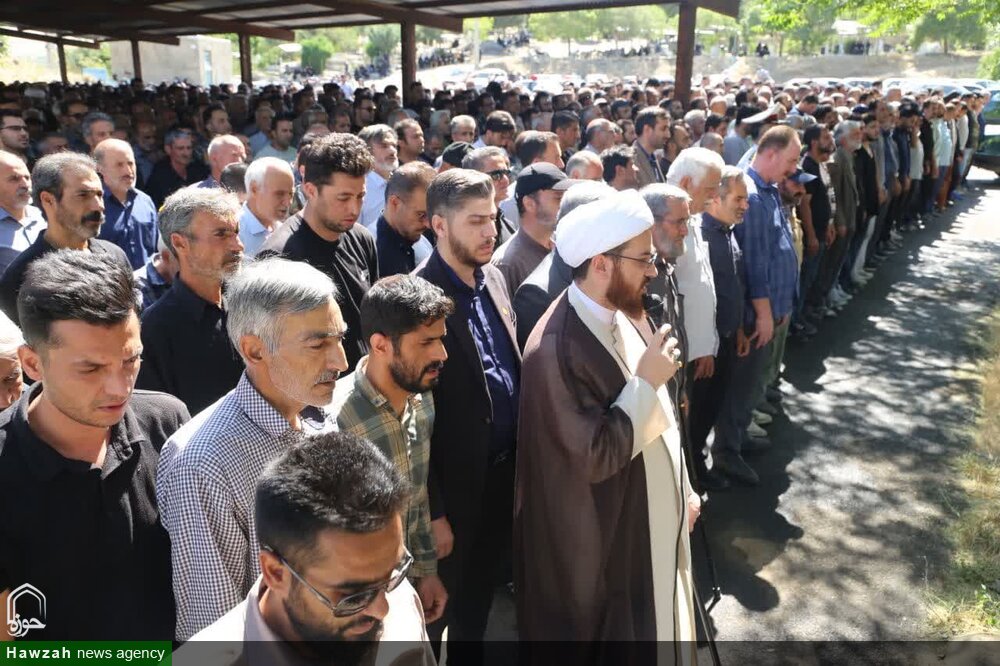 تصاویر / آیین تشییع شهید ظاهری در تویسرکان