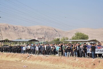 تصاویر/ تشییع پیکر مطهر شهید والامقام محمود زینی وند