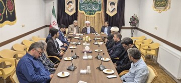 دیدار مسئولان دستگاه قضایی آبیک با امام جمعه شهرستان آبیک