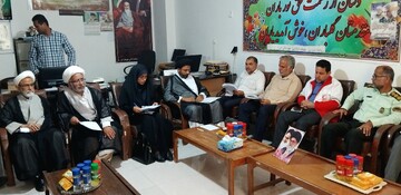 تصاویر/ نشست قرارگاه مساجد شهرستان دیّر