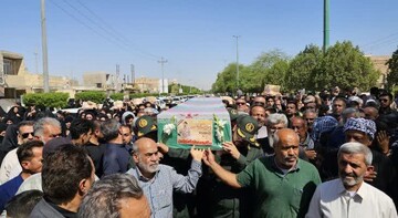 تشییع پیکر مطهر سرباز راه قدس شهید «مجتبی بوخضیری» در شهرستان آبادان