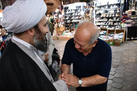 تصاویر/ حضور امام جمعه خوی در جمع اصناف