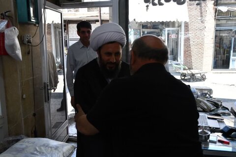 تصاویر/ حضور امام جمعه خوی در جمع اصناف