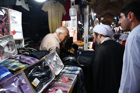 تصاویر/ حضور امام جمعه خوی در جمع اصناف