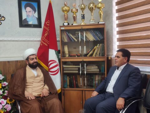 تصاویر/ بازدید امام جمعه چایپاره از اداره آموزش و پرورش این شهرستان