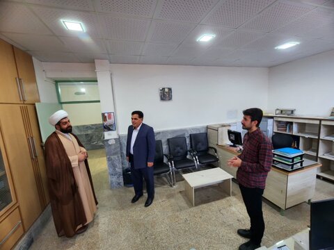 تصاویر/ بازدید امام جمعه چایپاره از اداره آموزش و پرورش این شهرستان