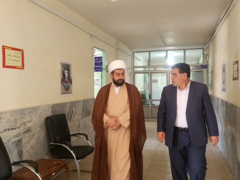 تصاویر/ بازدید امام جمعه چایپاره از اداره آموزش و پرورش این شهرستان
