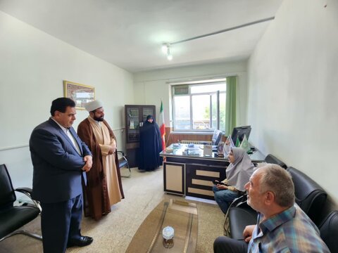 تصاویر/ بازدید امام جمعه چایپاره از اداره آموزش و پرورش این شهرستان