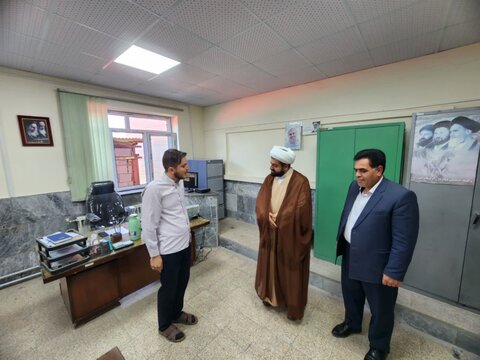 تصاویر/ بازدید امام جمعه چایپاره از اداره آموزش و پرورش این شهرستان