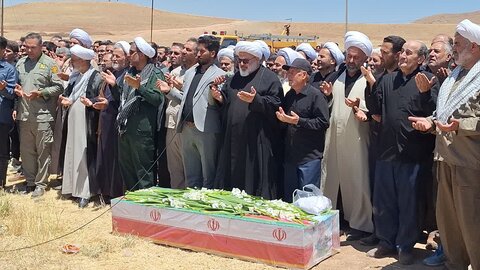 تصاویر/ مراسم تشییع پیکر سردار شهید جواد نجفیان در میاندوآب