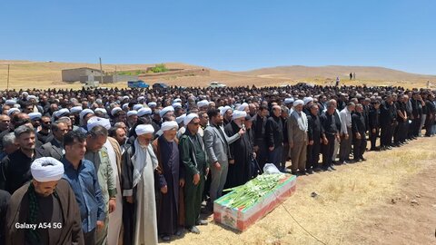 تصاویر/ مراسم تشییع پیکر سردار شهید جواد نجفیان در میاندوآب