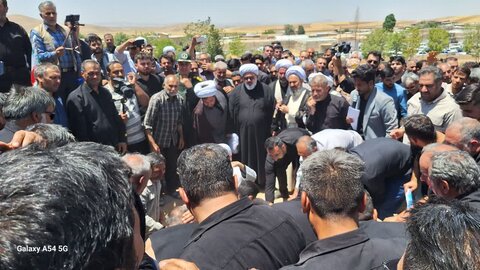 تصاویر/ مراسم تشییع پیکر سردار شهید جواد نجفیان در میاندوآب