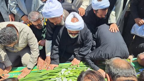 تصاویر/ مراسم تشییع پیکر سردار شهید جواد نجفیان در میاندوآب