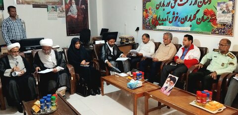 تصاویر/ نشست قرارگاه مساجد شهرستان دیّر