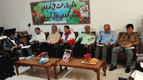 تصاویر/ نشست قرارگاه مساجد شهرستان دیّر