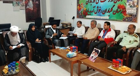 تصاویر/ نشست قرارگاه مساجد شهرستان دیّر