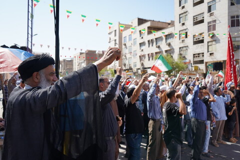 تشییع پیکر مطهر شش تن از شهدای حمله تروریستی صهیونیستی در اهواز