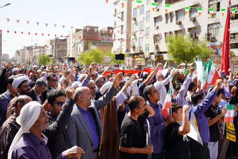 تشییع پیکر مطهر شش تن از شهدای حمله تروریستی صهیونیستی در اهواز