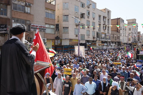 تشییع پیکر مطهر شش تن از شهدای حمله تروریستی صهیونیستی در اهواز