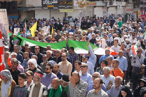 تشییع پیکر مطهر شش تن از شهدای حمله تروریستی صهیونیستی در اهواز