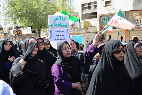 تشییع پیکر مطهر شش تن از شهدای حمله تروریستی صهیونیستی در اهواز