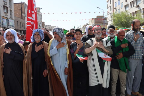 تشییع پیکر مطهر شش تن از شهدای حمله تروریستی صهیونیستی در اهواز