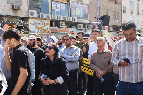 تشییع پیکر مطهر شش تن از شهدای حمله تروریستی صهیونیستی در اهواز