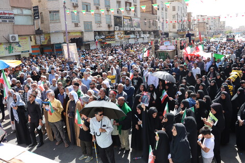 تشییع پیکر مطهر شش تن از شهدای حمله تروریستی صهیونیستی در اهواز