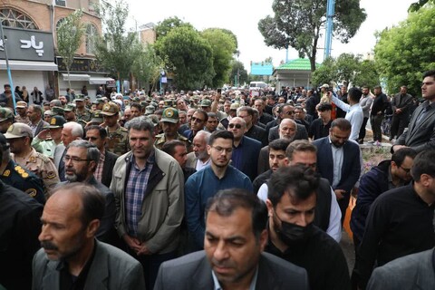 تصاویر/ آیین تشییع پیکر شهید مدافع وطن علی پیری جناقرد