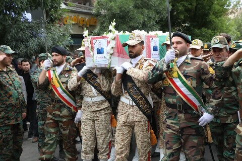 تصاویر/ آیین تشییع پیکر شهید مدافع وطن علی پیری جناقرد