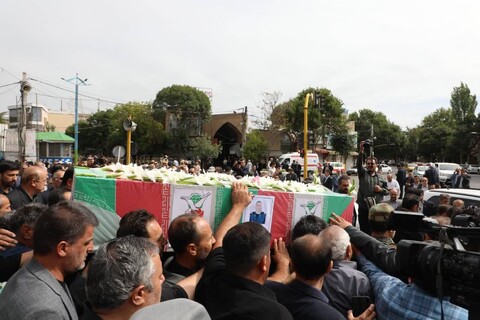 تصاویر/ آیین تشییع پیکر شهید مدافع وطن علی پیری جناقرد