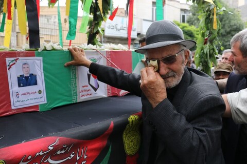 تصاویر/ آیین تشییع پیکر شهید مدافع وطن علی پیری جناقرد