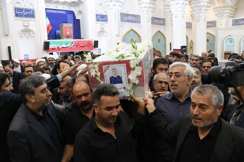 تصاویر/ آیین تشییع پیکر شهید مدافع وطن علی پیری جناقرد