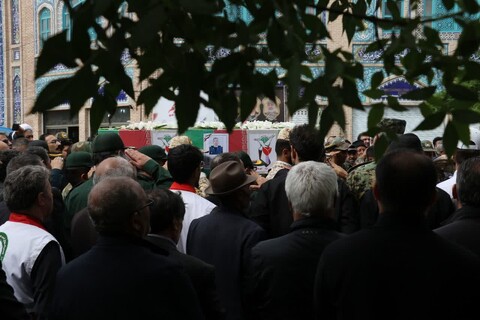 تصاویر/ آیین تشییع پیکر شهید مدافع وطن علی پیری جناقرد