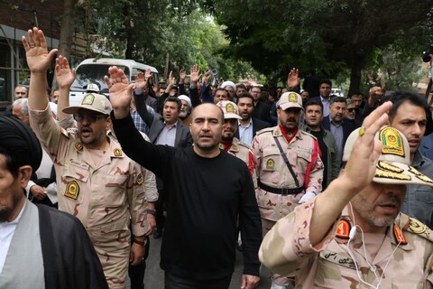 تصاویر/ آیین تشییع پیکر شهید مدافع وطن علی پیری جناقرد