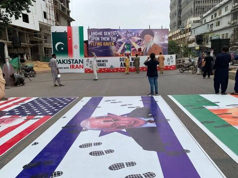 کراچی؛ ایران کی حمایت میں عظیم الشان مردہ باد امریکہ و اسرائیل ریلی