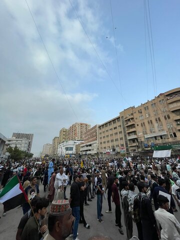 کراچی؛ ایران کی حمایت میں عظیم الشان مردہ باد امریکہ و اسرائیل ریلی