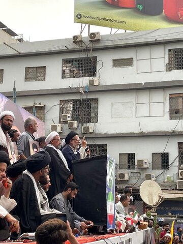 کراچی؛ ایران کی حمایت میں عظیم الشان مردہ باد امریکہ و اسرائیل ریلی