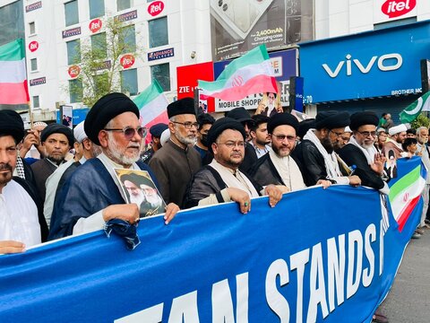 کراچی؛ ایران کی حمایت میں عظیم الشان مردہ باد امریکہ و اسرائیل ریلی