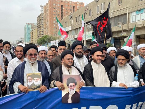 کراچی؛ ایران کی حمایت میں عظیم الشان مردہ باد امریکہ و اسرائیل ریلی